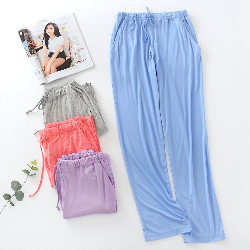 Zomer Vrouwen Broek Modale Dunne En Najaar Pyjama Thuis Broek Losse Grote Maat Sport Stretch Kan Gedragen Worden buiten