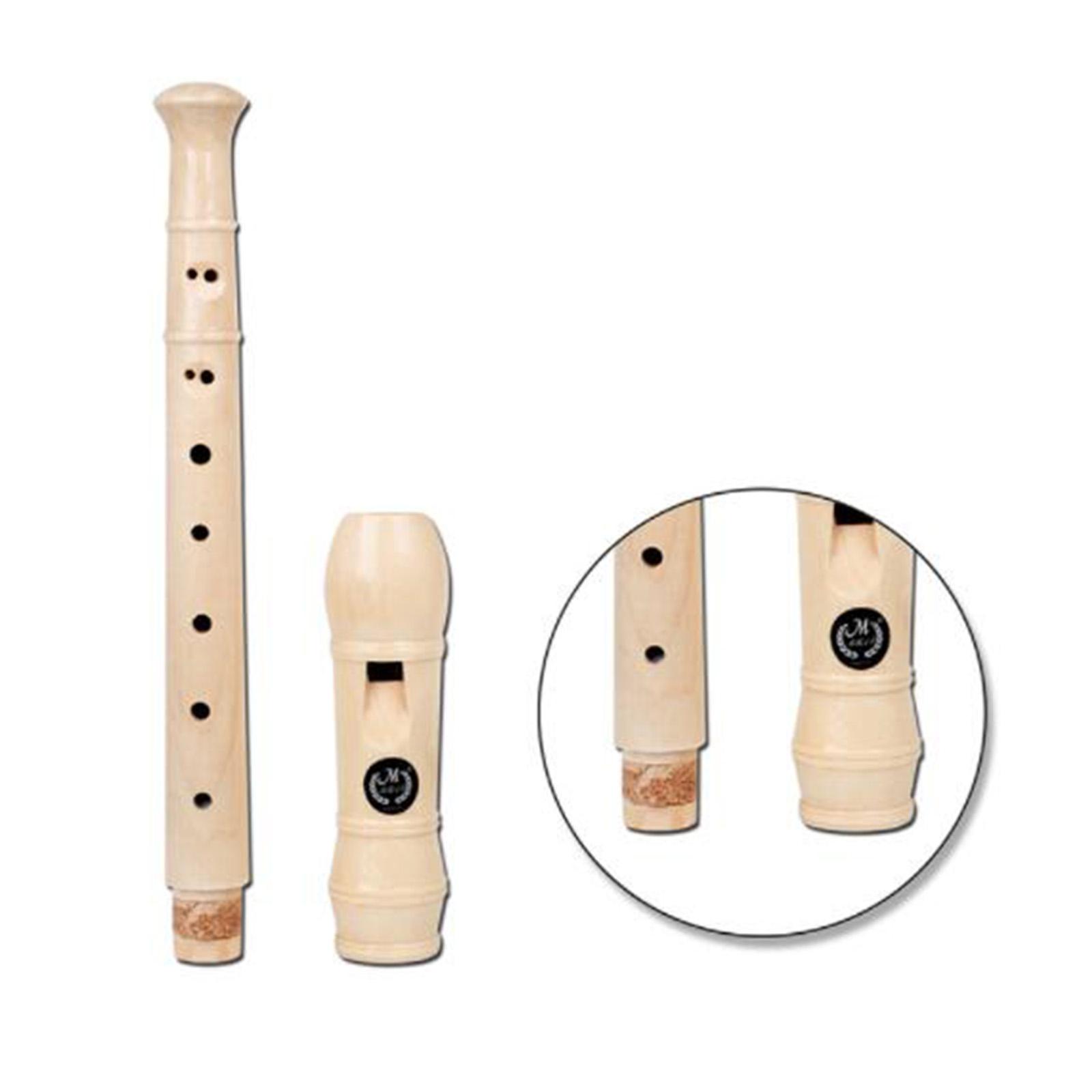 Wooden Soprano Recorder Children Educational Tool Musical for Music Lovers