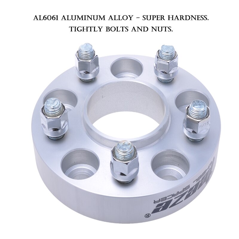 TEEZE separadores de rueda adaptador de 5x100 CB57.1mm para Volkswagen Polo Bora Golf y asiento Ibiza y carro Cruz FRV FSV H530 1 Uds