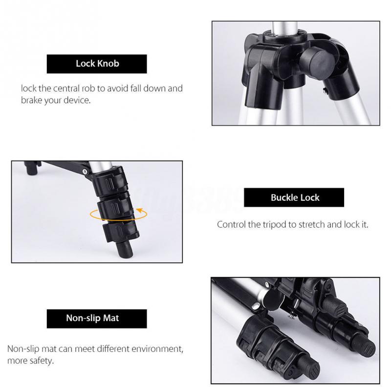 Aluminum Long Tripods DSLR Camera Long Tripod Bluetooth Remote Control Self-Timer Adjustable Support For Phone Stand Holder