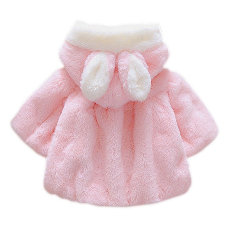 Baby Girl Jackets Winter Outerwear Velour Fabric Garment Lovely Bow Coat for Baby Girls Kids Clothes Clothing