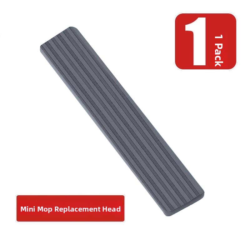 Handheld Glass Cleaner Bathroom Mirror Cloth Convenient No Hand Wash Mop for Desktop Surface Cleaning Household Tools: Replacement sponge head