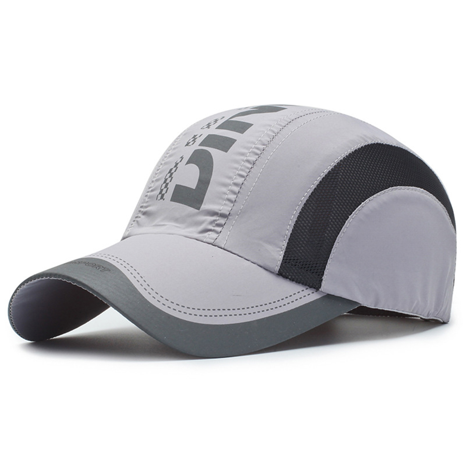 Fique protegido en estilo gorra de béisbol UV con parte superior suave de secado rápido, correa transpirable para senderismo, pesca y actividades al aire libre
