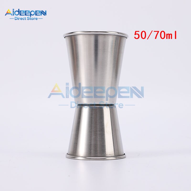 25/50ML Stainless Steel Cocktail Measuring Jigger Double Jigger Measure Shot Drink Spirit Measure Cup Bar Bar Tools 15/30ML