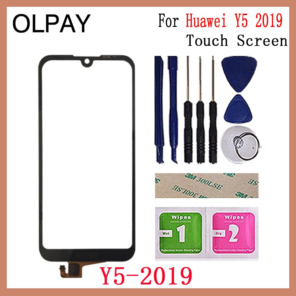 Olpay Aaa Touchscreen Voor Huawei Y5 Touch Screen Digitizer Voor Huawei Y6 Touch Panel Touch Screen Sensor glas: Y5 2019 With Tools