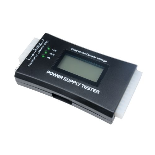 Display lcd digital pc computador 20/24 pinos testador de fonte de alimentação verificar fonte bancária rápida ferramenta de diagnóstico de medição de energia