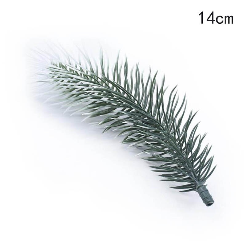 20Pcs Plastic Dennennaalden Woondecoratie Accessoires Kerst Guirlande Materiaal Scrapbooking Wedding Kunstplanten S/M/L: L