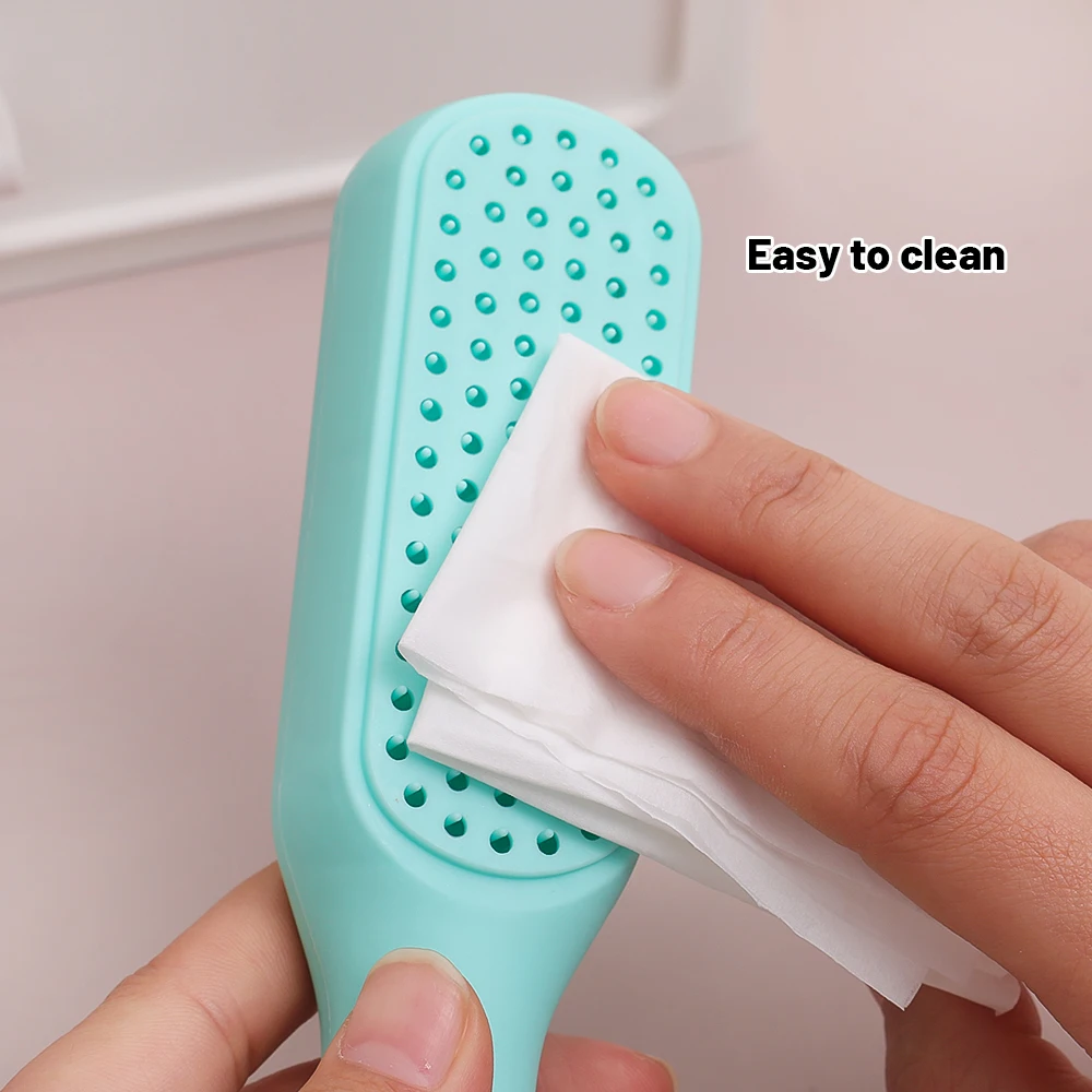 Peigne télescopique Portable, brosse de Massage du cuir chevelu, autonettoyant, antistatique, brosse à cheveux facile à nettoyer, outil de coiffure