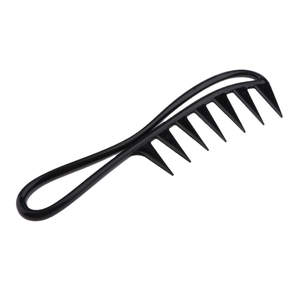Afro kam lockigt hår borste salong frisör styling bred tand lossa lockigt hår kam hårfärg perm kammar