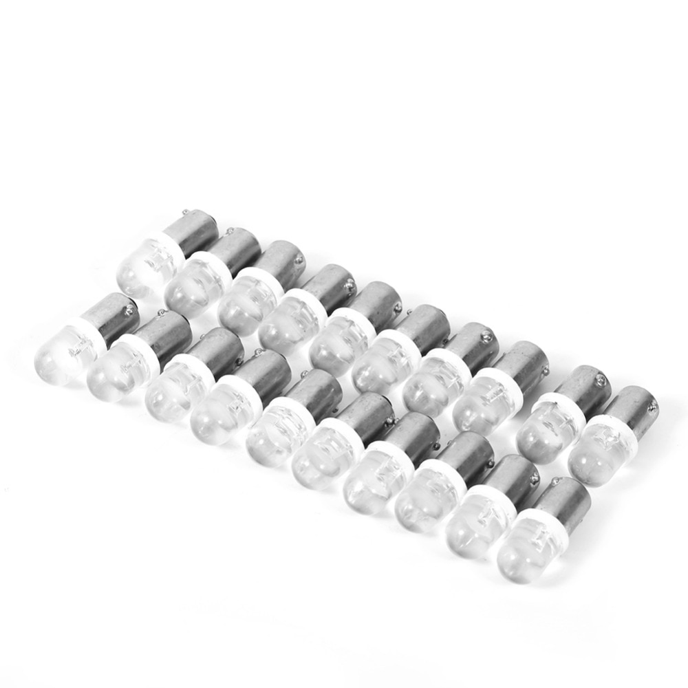 20 Ampoules LED T11 BA9S Blanc – Pour Tableau De Bord, Clignotants, Feux De Position