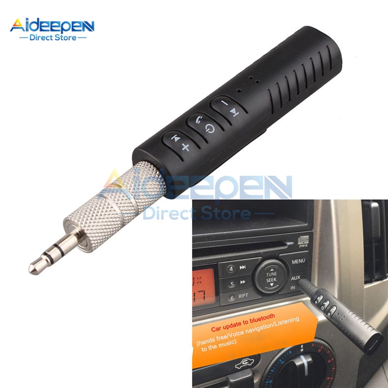 Bluetooth Ontvanger AUX 3.5mm Audio Automatische Verbinding Bluetooth Audio Zender Handsfree Wireless Car Auto Bluetooth Adapte