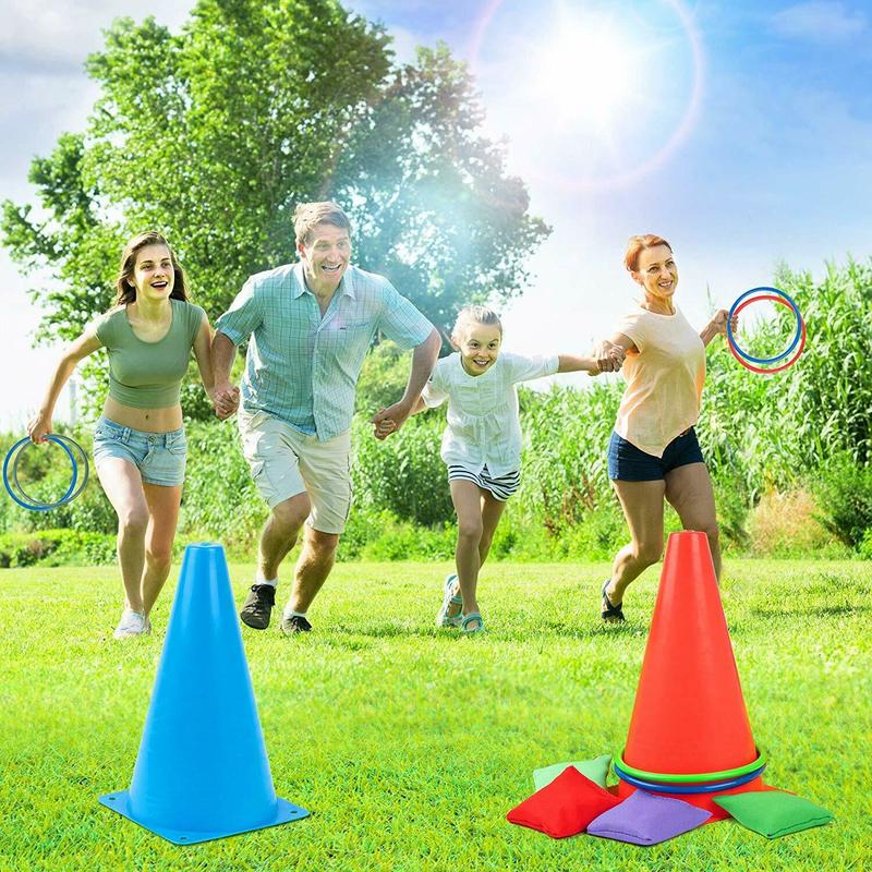 26 Pcs Outdoor Garden Carnival Games Kids Children All Ages Beach Summer Cones Party Park Fun Entertainment