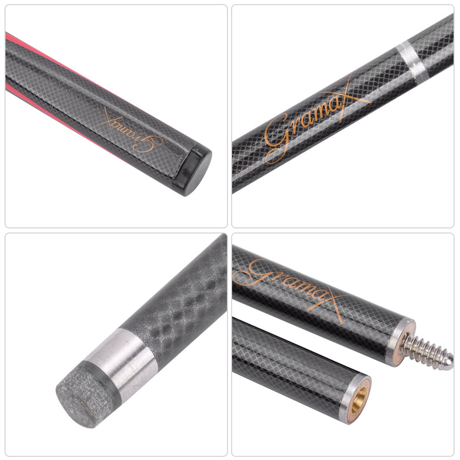 Biljardköer stick 9mm kolfiber biljardköer stick snooker spö tillbehör