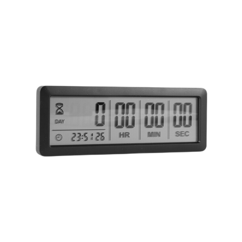Big Digital Countdown Days Timer Clock - 999 Days Count Down Clock Timer for Graduation Lab Kitchen