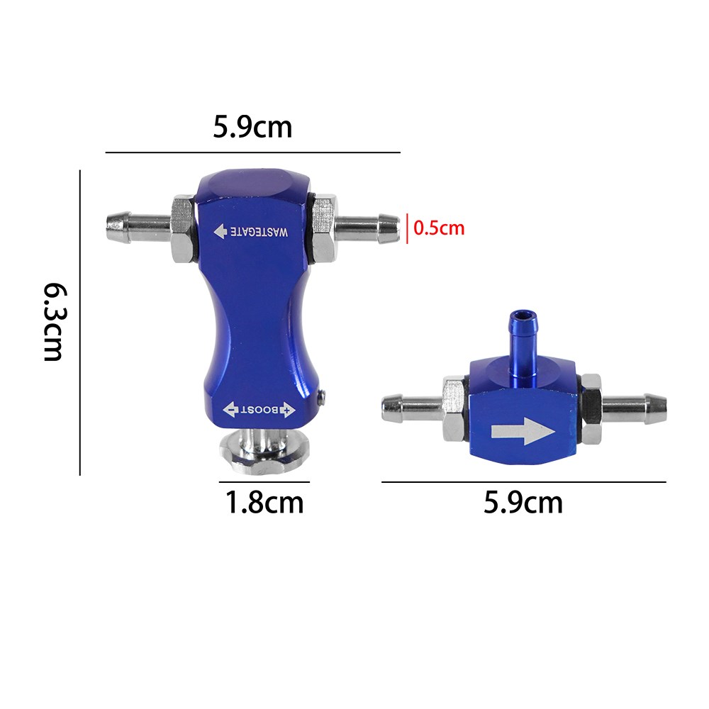 Universal Manual Turbo Boost Controller Bleed Valve Pressurize Regulating Kit Car Modified Turbocharged Regulator Aluminum