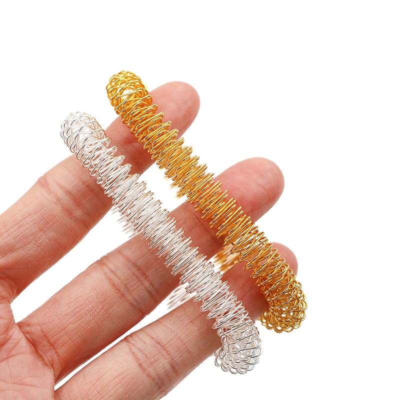 Håndleds massagering håndakupunktur armbånd metal massagering til mænd kvinder sundhedspleje værktøj håndled afslapning massager