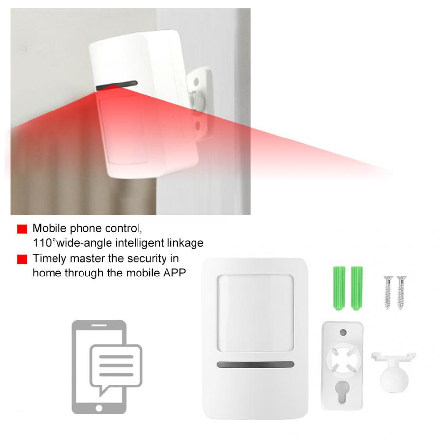 motion sensor WiFi Wireless Infrared Motion Detector Sensor for Alarm Security System sensor de movimento