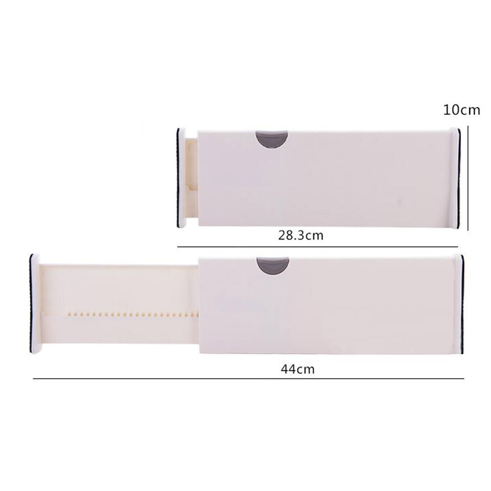 Separador de almacenamiento telescópico para cajones, organizador de almacenamiento telescópico, separador de almacenamiento, espaciador de armario para calcetines DIY ABS para el hogar