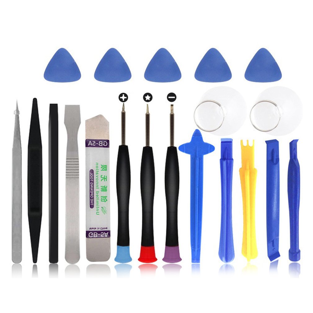 Disassemble Tools Mobile Phone Repair Tools Kit Smart Mobile Phone Screwdriver Opening Hand Tools For iPhone: 20 in 1