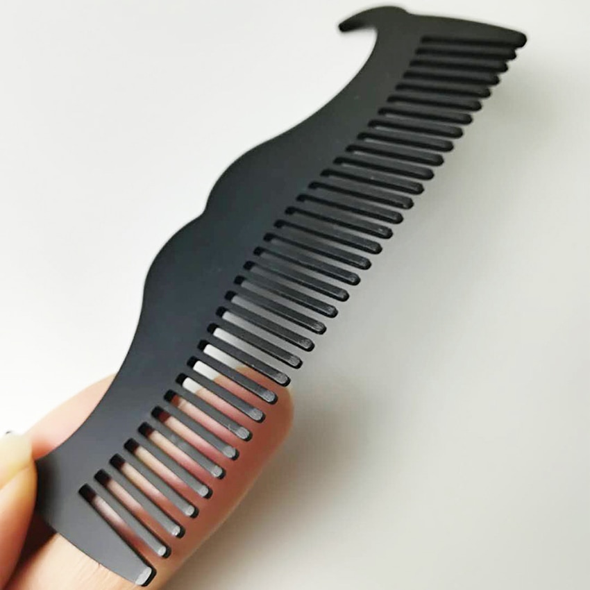 1Pc Stainless Steel Beard Comb Brush Men DIY Styling Mustache Combs Barber Shop Hairdressing Hair Trimming Styling Comb Tools