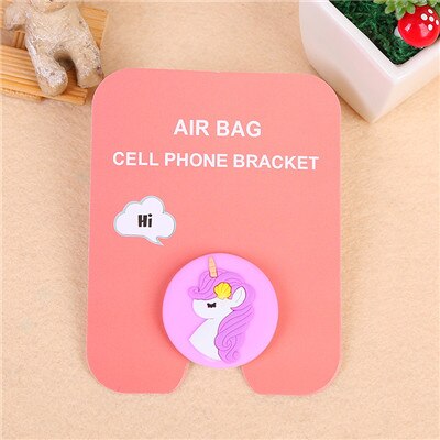 Support de téléphone portable universel pour chaton, support télescopique pour téléphone portable avec airbag de dessin animé, support de téléphone portable pour iphone  x 7: 7