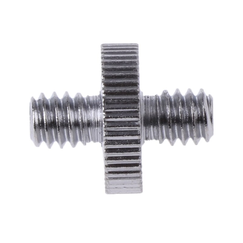 Double-headed 1/ 4" Male Screw Thread Convert Adapter For Camera Tripod Ballhead