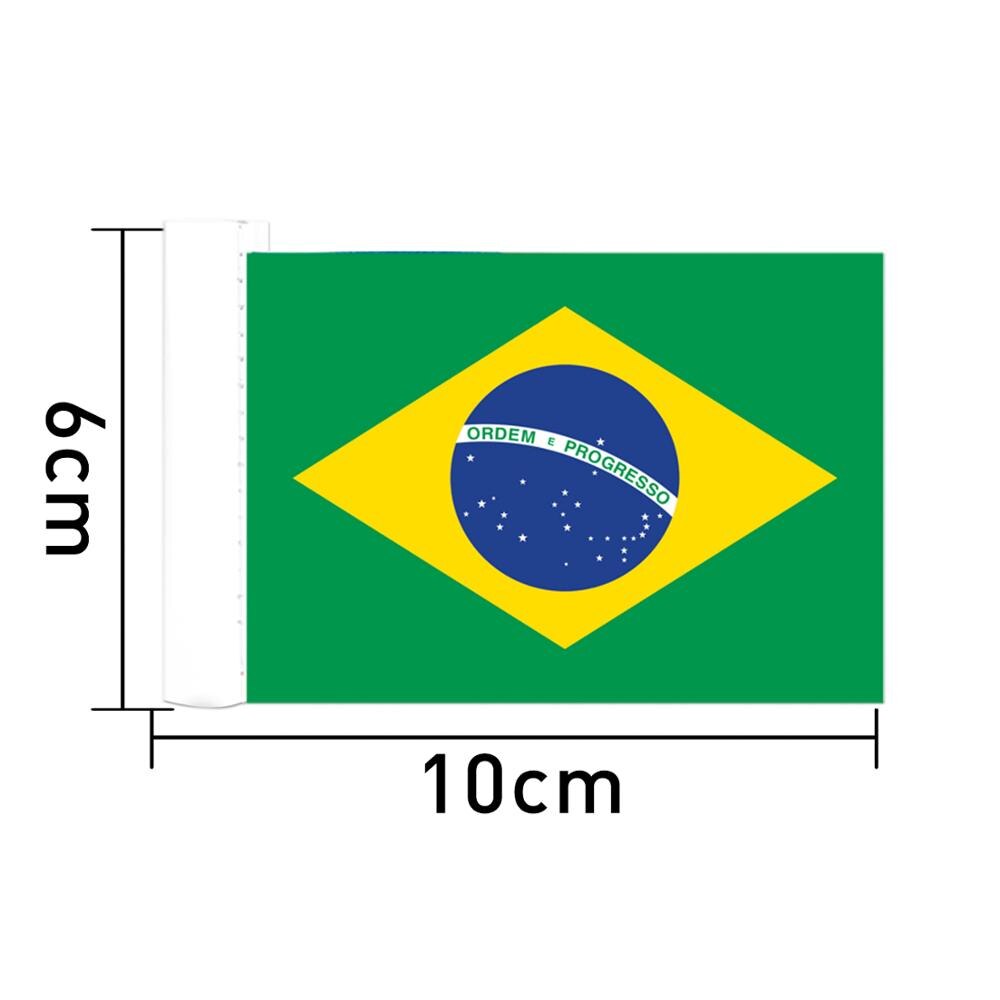 1/8 1/10 Scale Metal RC Decorative Antenna Mast and Flag Accessories for RC Tracked Axles SCX10 90046 Traxxas TRX-4 TRX4 D90: Brazil