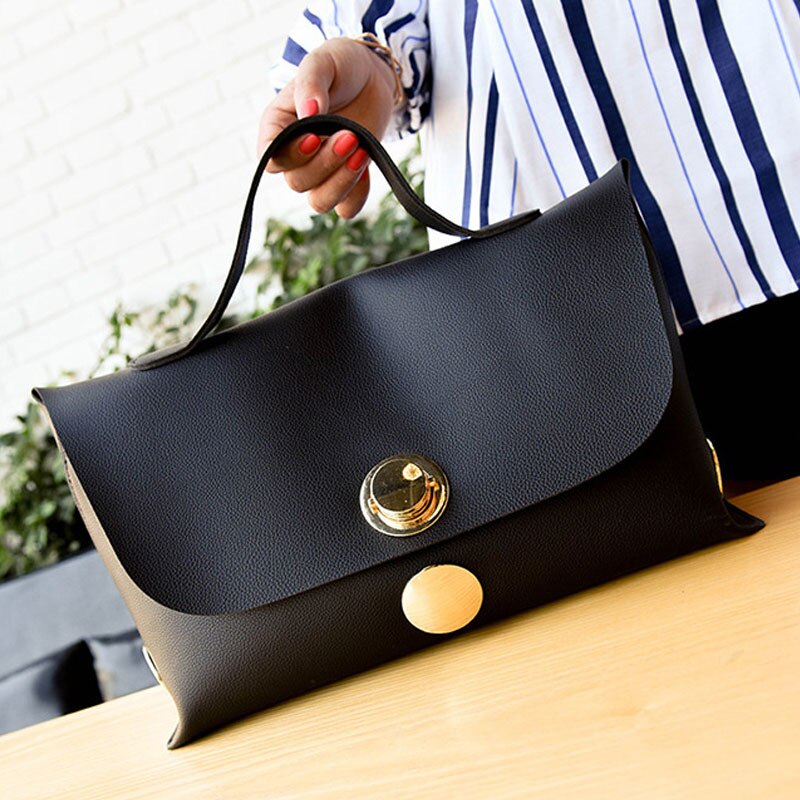 Handtas Wind Zachte Pure Kleur Handtassen Messenger Bags Schoudertas