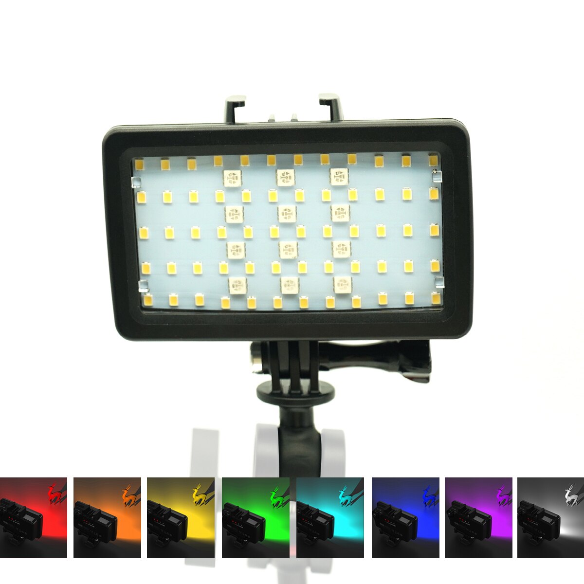 Fill light diving photography light 72 LED High Power Dimmable Waterprooffor DSLR Camera Vlog Photography Light Accessories