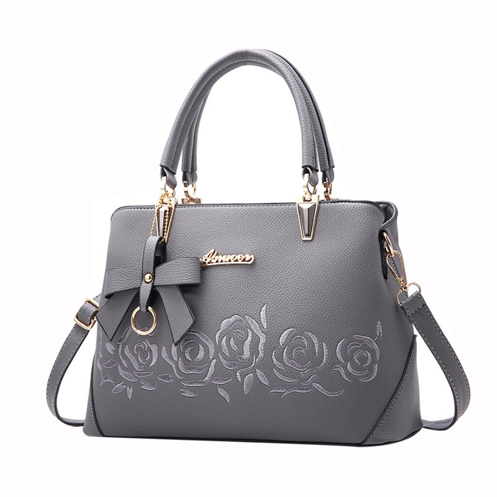 Design da marca de luxo senhoras balde saco ombro do plutônio preto grande capacidade mensageiro banda larga feminino bolsa cor sólida: Cinza