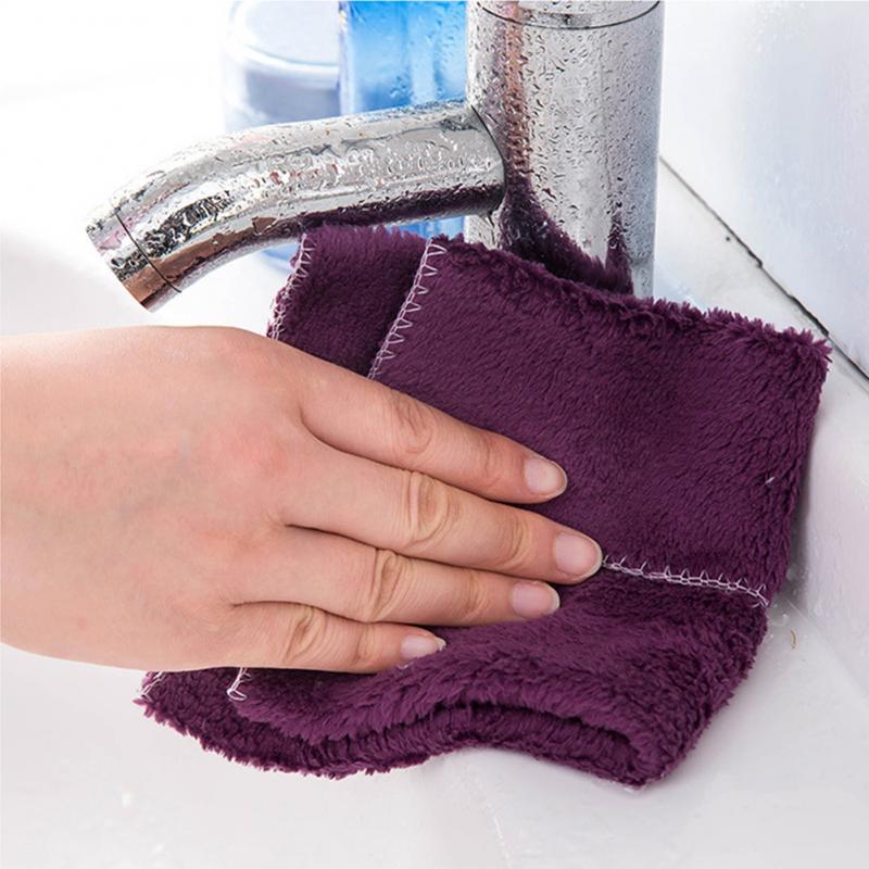 1Pc Microfiber Vaatdoek Super Absorberende Keuken Wassen Doek High-Efficiency Servies Huishoudelijke Reiniging Theedoek Keuken Rag