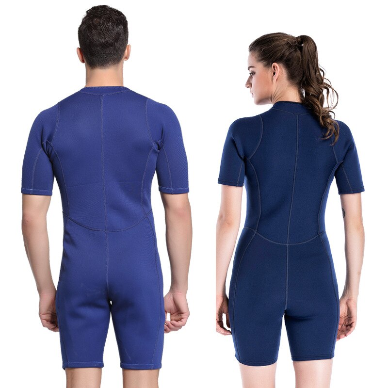 2Mm Neopreen Wetsuit Voor Mannen En Vrouwen Een Stuk Korte Mouw Zonnebrandcrème Thermische Wetsuit Voor Zwemmen Surfen snorkelen Wetsuit