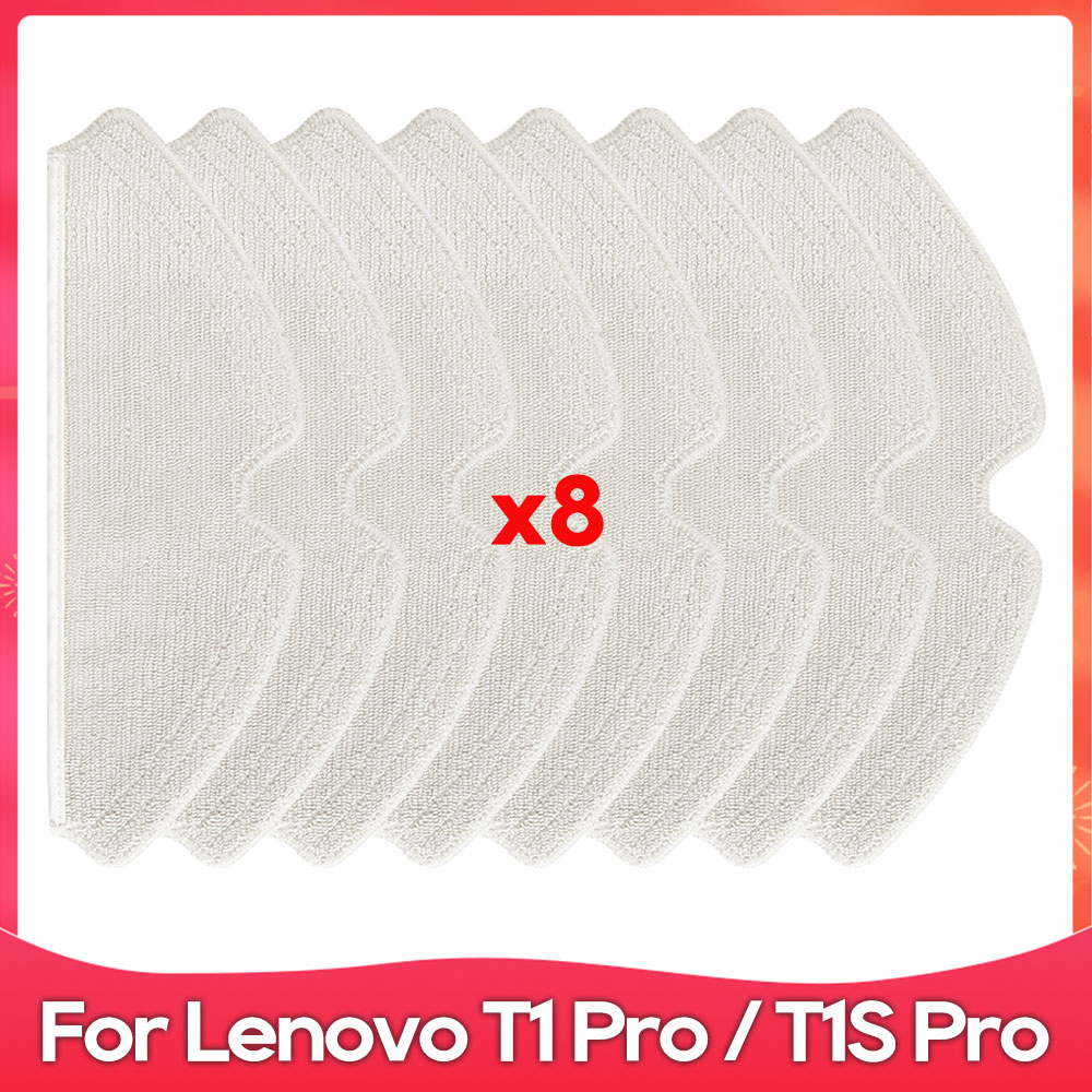 Compatible con ( Lenovo T1S Pro / T1 Pro / Proscenic M7 Pro / Honiture Q6 ) Cepillo principal y lateral, filtro HEPA, bolsa de polvo, paño de fregado, accesorio de repuesto.: Caqui oscuro