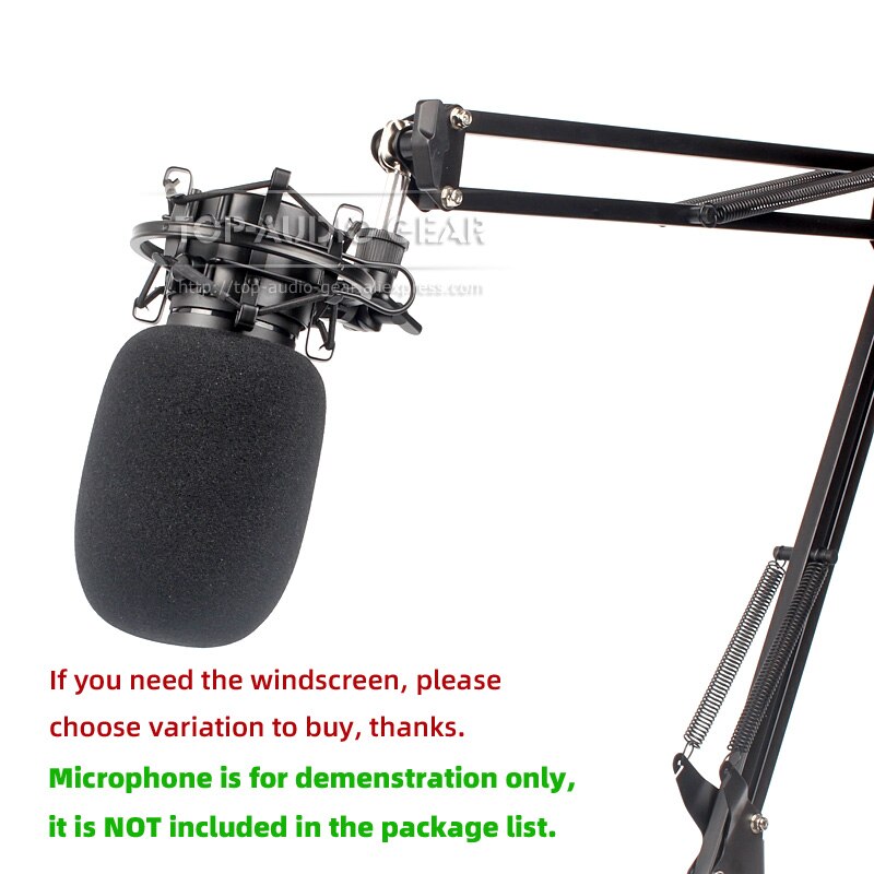 Desktop Suspension Scissor Boom Arm Microphone Stand + Shock Mount Holder For Razer Seiren X Mic Tabletop Shockmount Bracket