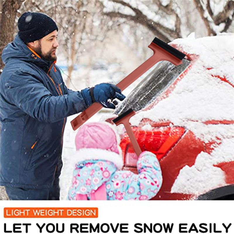 Car Ice Scraper Windshield Ice Breaker Quick Clean Glass Brush Snow Remover Tool Auto Window Winter Snow Brush Shovel