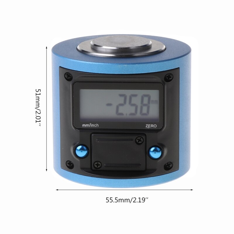Digital Magnetic Z Axis Tool Dial Zero Pre Setter Gage Offset CNC Metric Inch 0.01mm/0.0005"