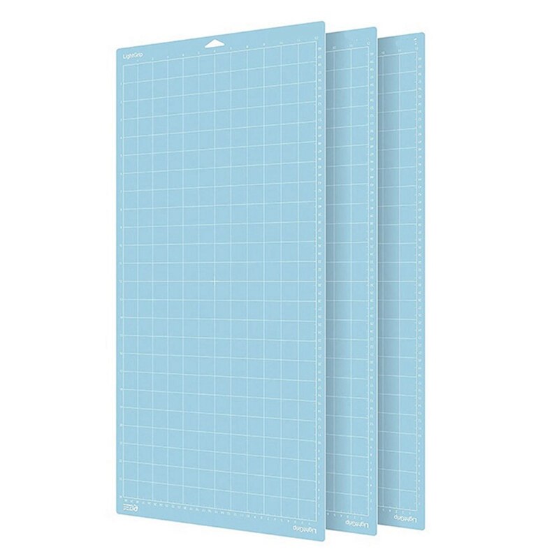 3 Pcs PVC Cutting Mat Grid Cutting Mat Cutting Plotter Special Pad for Cricut Maker 3/Explore 3/Air 2: Blue