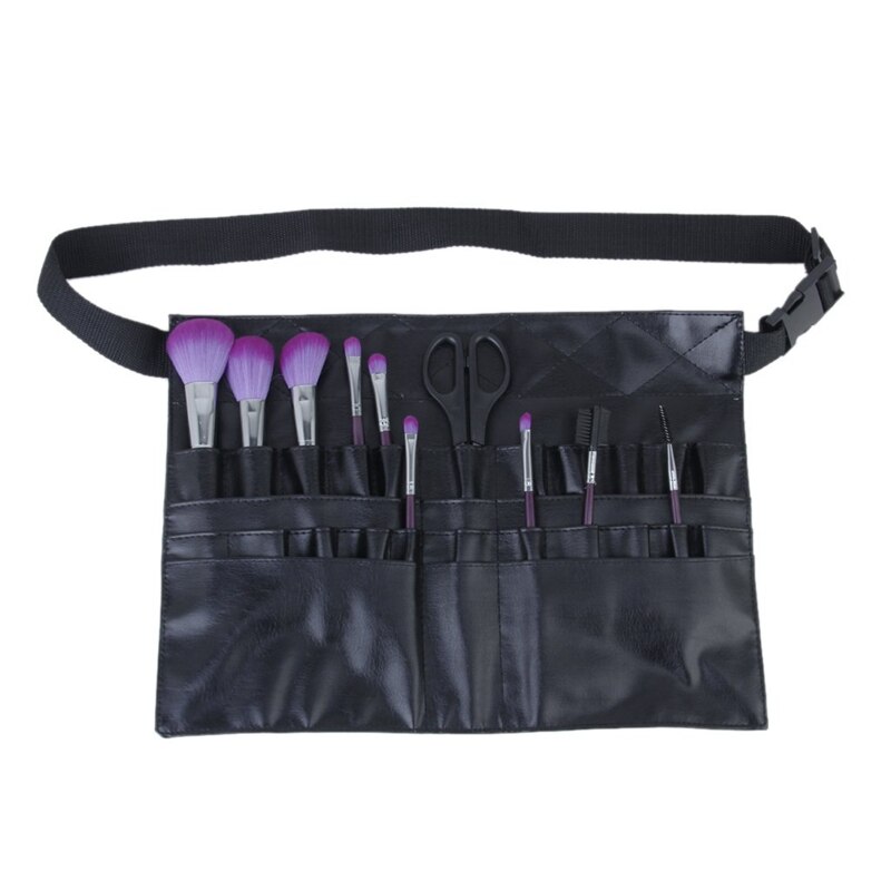 Pvc cosmetische make-up kwast schort tas kunstenaars riem houder