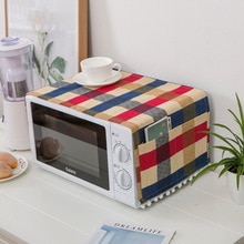 30 x 90cm mikrobølgeovn håndklædebetræk bomuld microondas acessorios køkken tilbehør dekoration hjemmebetræk til køkkenet