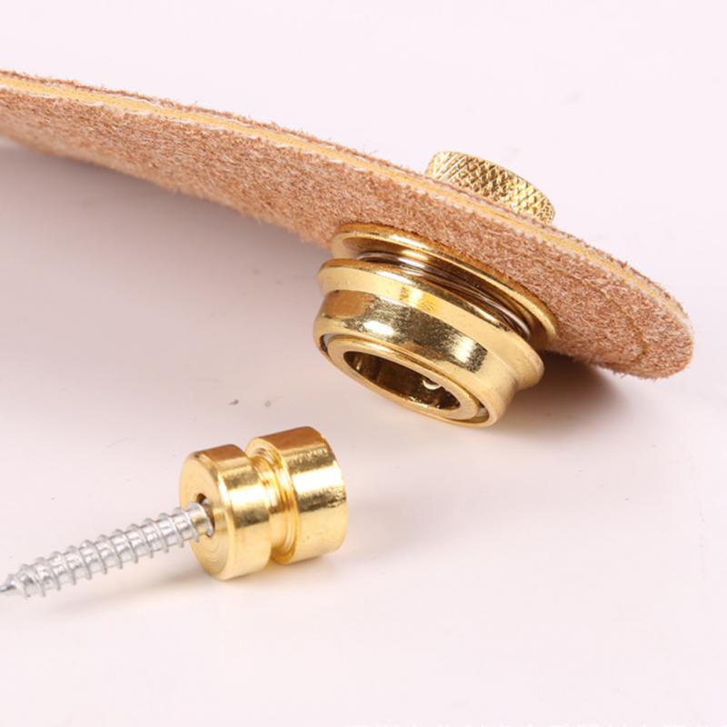 Gitaarband Knop Lock Straplocks Gitaar Gesp Skidproof Akoestische Elektrische Bas Strap