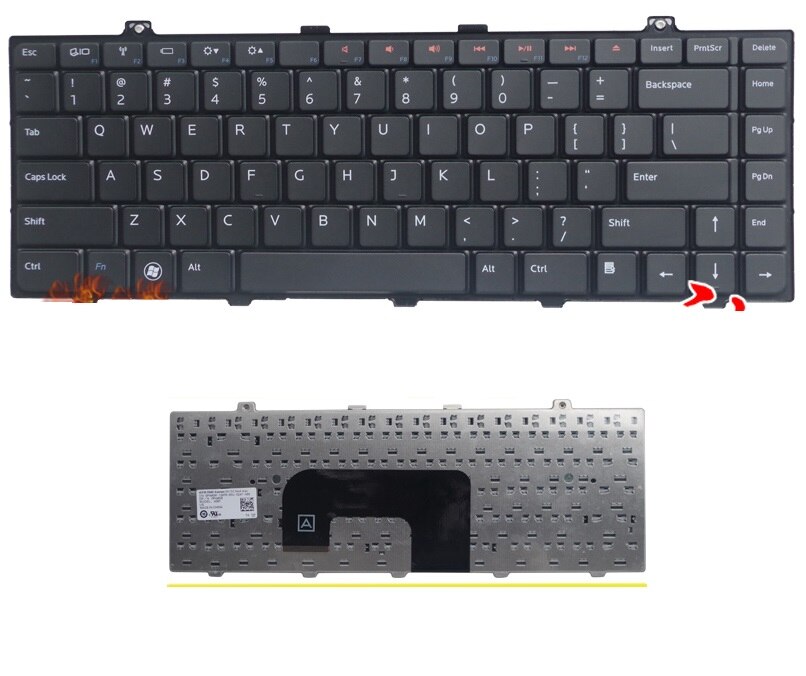 US Keyboard for DELL 14Z 1450 1470 1457 1458 Laptop Keyboard