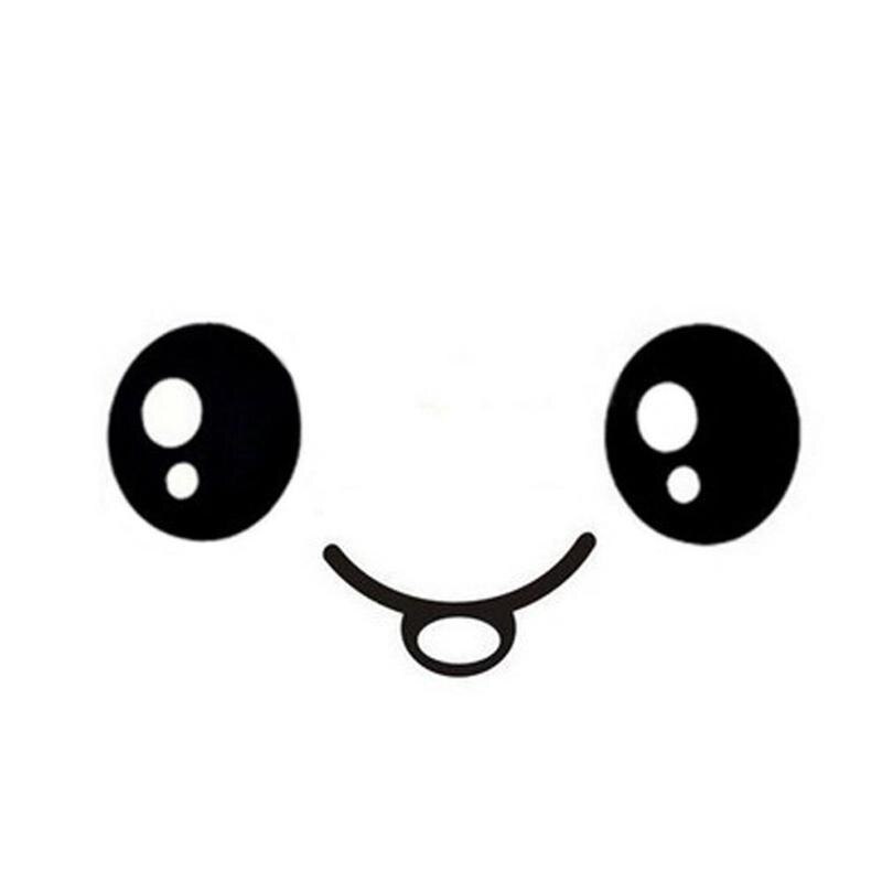 Smile badrum väggdekor toalett dekoration vattentät dekorativ klistermärke vägg affisch för toalett dekor dekaler  a4 k 0: Default Title