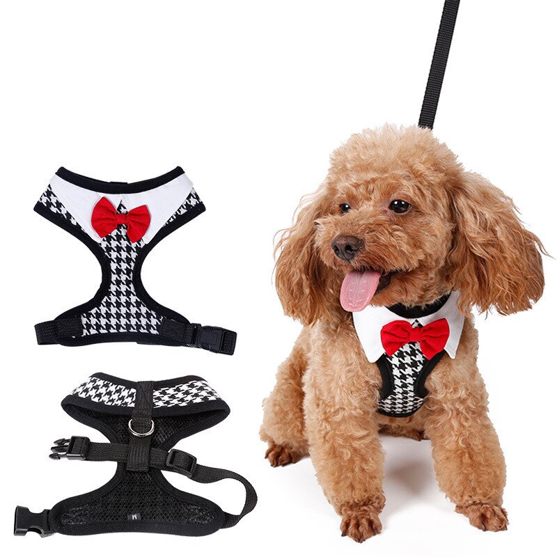Peppita puppy vest harnas zacht mesh honden wandelharnas feest & bruiloft formeel smoking kostuum
