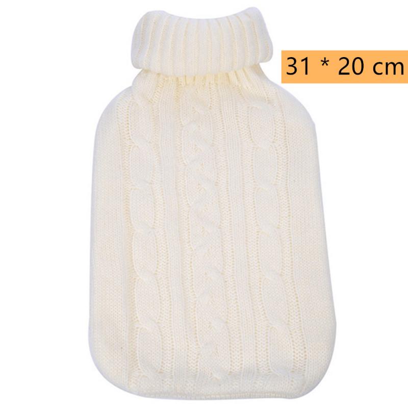 240/550ML Silicone Winter Bottle For Water Hand Warmer Student Microwave Heated Explosion-Proof Water Bottle Bag With Cover: 01 bag cover
