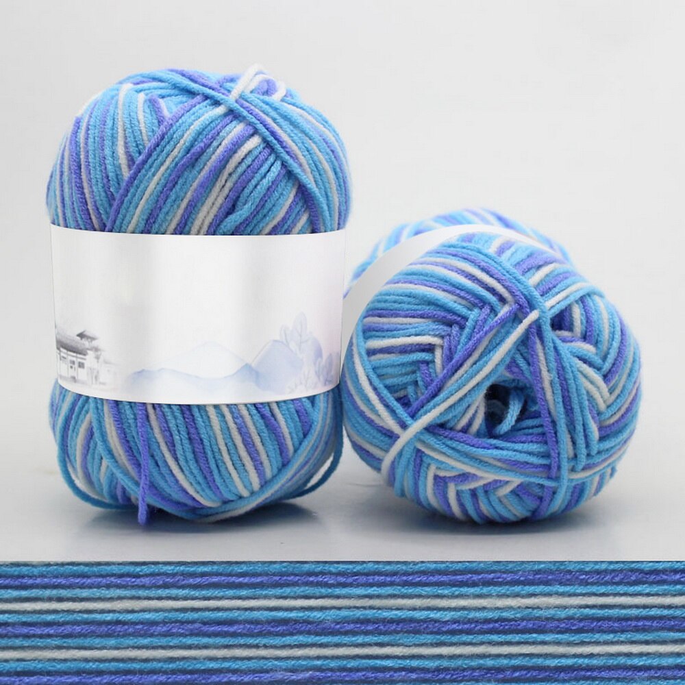 Milk Sweet Soft Cotton Baby Knitting Wool Yarn Milk Cotton Soft Baby Yarn For Hand Knitting 50g/ Crochet Baby Woolen: 23