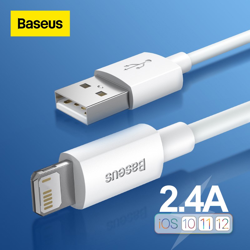 Baseus usb kabel til iphone 7 6 oplader usb c kabel  qc 3.0 hurtig opladning type-c kabel til samsung  s10 s9 ledning til huawei xiaomi