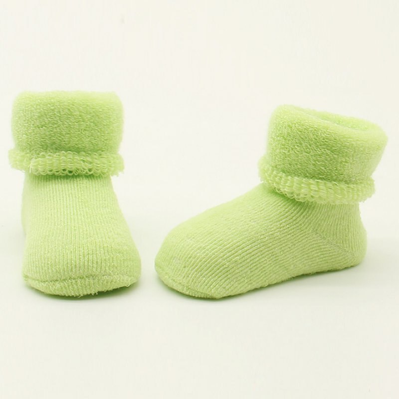 Bebé niñas niños recién nacido bebé invierno botas calientes niños pequeños calcetines de algodón suave botines zapatos de cuna 13: G