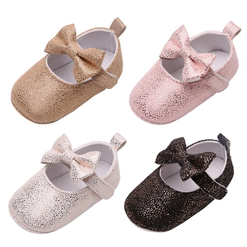 Infant anit-slip hengittävät vauvan kengät makea rusetti prinsessa kengät vauva tyttö matalat kengät vauvan ensimmäinen kävelijä 22222