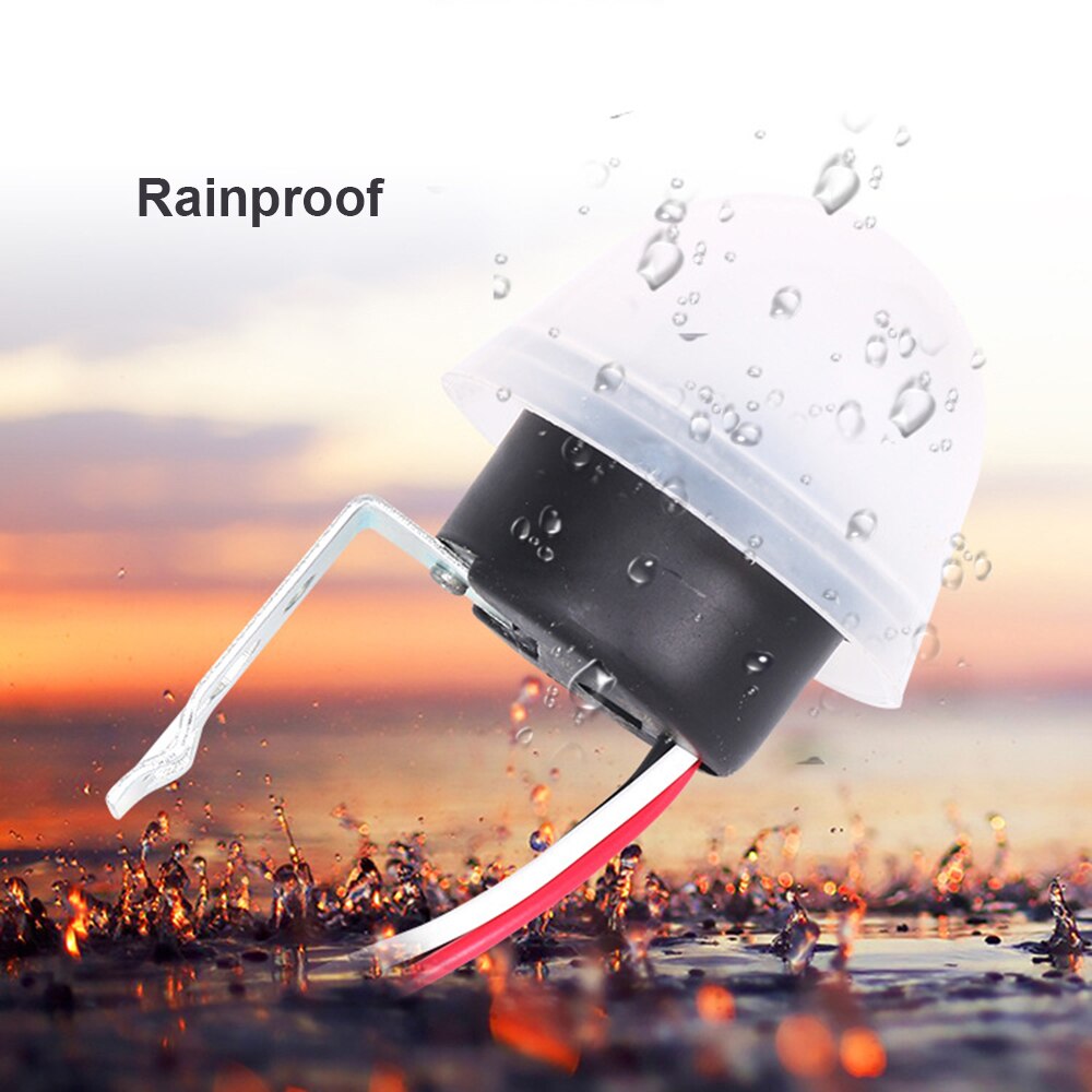 Automatic Auto On Off Photocell Street Light Switch DC AC 12V 220V 50-60Hz 10A Photo Control Photoswitch Sensor Switch