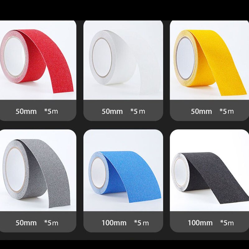 Pvc farge sklisikre teip frostet trappetrinn anti-falle advarselsskilt gulvmerking fliser dårlig sklisikker teip: 10 cmx 5m 1 stk